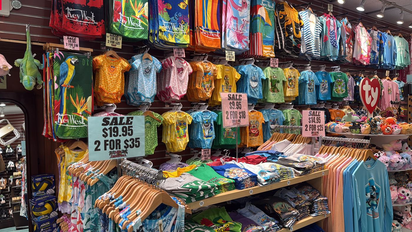 Kids tees and plush toys