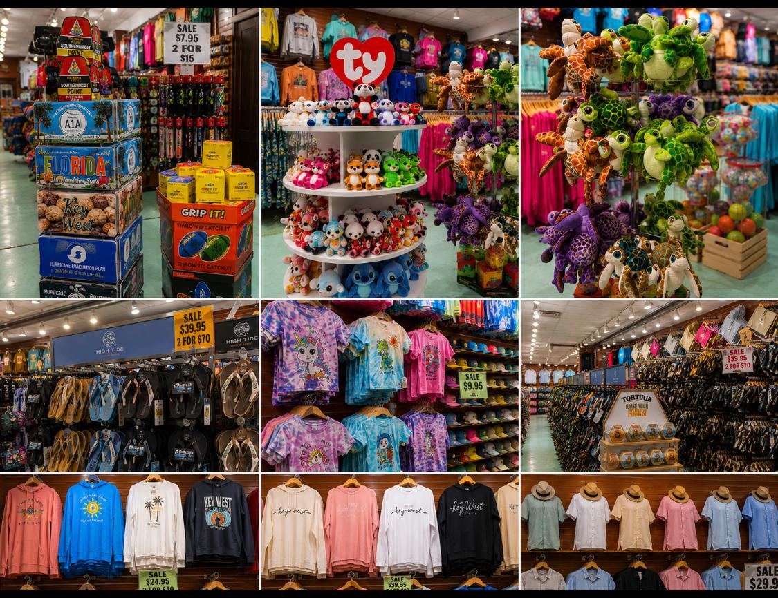 Key West souvenirs and magnets